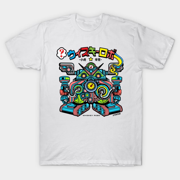 Whiskey-Robo T-Shirt by 1shtar